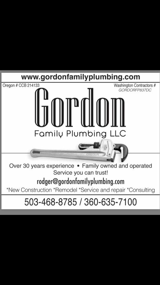 Slide of Gordon Family Plumbing