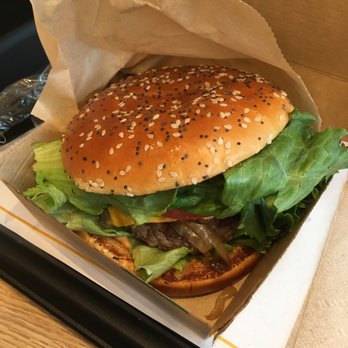 McDonald's - The Mighty Angus burger is really just a regular hamburger with an angus beef patty. - Fast Food Near Me - Chicago, Illinois McDonald's - The Mighty Angus burger is really just a regular hamburger with an angus beef patty. - Fast Food Near Me - Chicago, Illinois