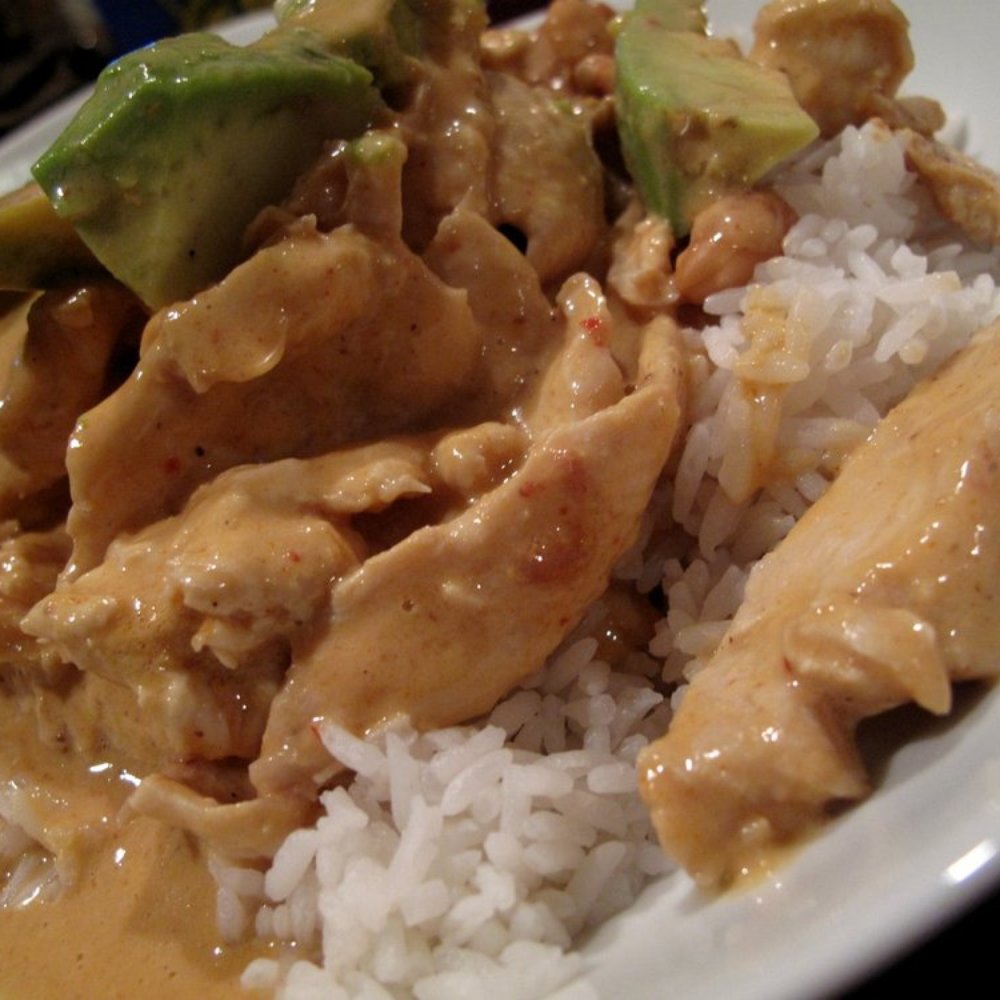 Thai Cafe - Chicken Masaman with Avocado - Thai Near Me - Wake Forest, North Carolina Thai Cafe - Chicken Masaman with Avocado - Thai Near Me - Wake Forest, North Carolina