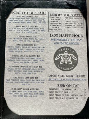 Menu photo 6 Pacific Restaurant Tillamook, OR Menu photo 6 Pacific Restaurant Tillamook, OR