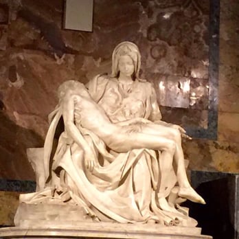 Cappella Sistina - Michelangelo's Pieta inside St. Peter's Basilica at the Vatican. - Churches Near Me - Rome, RM