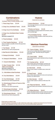 Menu photo 7 Playa Azul Puyallup, WA