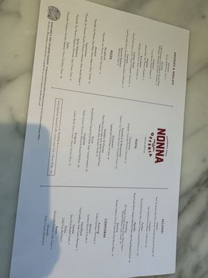 Menu photo 1 Nonna Osteria - Downtown San Antonio San Antonio, TX Menu photo 1 Nonna Osteria - Downtown San Antonio San Antonio, TX