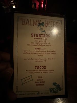 Menu photo 4 The SOS Tiki Bar Decatur, GA