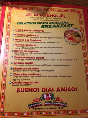 Menu photo 5 Fiesta Mexicana Reno, NV Menu photo 5 Fiesta Mexicana Reno, NV