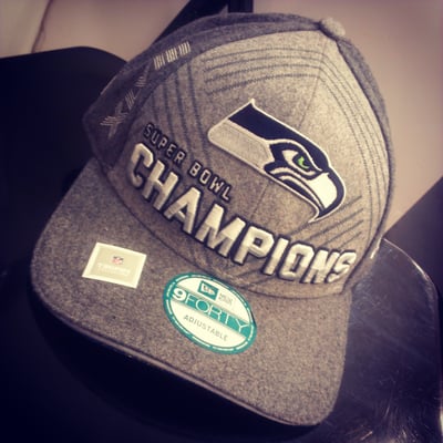 seahawks super bowl champions hat