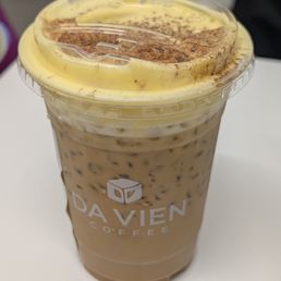 Egg Cream Coffee was delicious