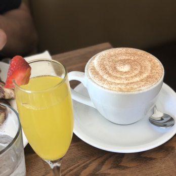 Cafe Jolie - Mocha and classic mimosa - Breakfast & Brunch Near Me - Alameda, California