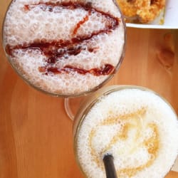 Passionfruit Cafe - Nothing beats a light frothy creamy milkshake... Check out the bubbles!