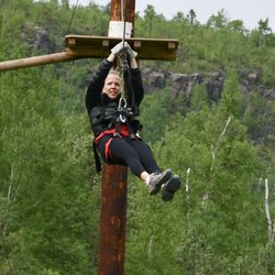 North Shore Adventure Park - Ziplines are on every aerial obstacle course!