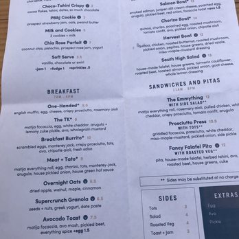 Emmett's Cafe - Menu interior - Cafes Near Me - Columbus, Ohio