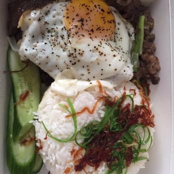 Baos Hog - Ribeye with egg. The egg was overcooked so there wasn't much yolk. - Chinese Near Me - Garden Grove, California