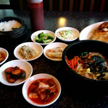 Stone Korean Restaurant - Beef hot pot and fried flounder combo - Korean Near Me - Redmond, Washington Stone Korean Restaurant - Beef hot pot and fried flounder combo - Korean Near Me - Redmond, Washington