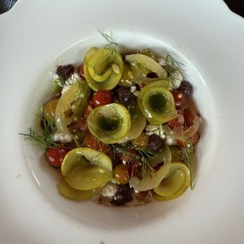 Pillar - Tomato salad - New American Near Me - Dallas, Texas Pillar - Tomato salad - New American Near Me - Dallas, Texas