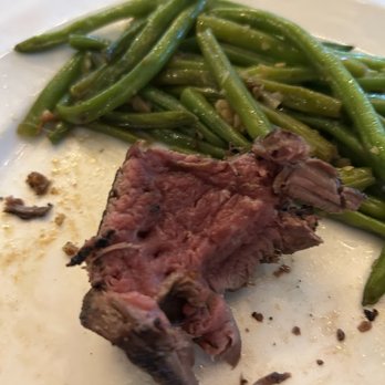 Whiskey & Smoke - Still raw filet after being cooked a second time - Whiskey Bars Near Me - Flower Mound, Texas