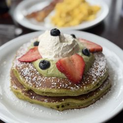 Aragon House Cafe - Matcha pancakes