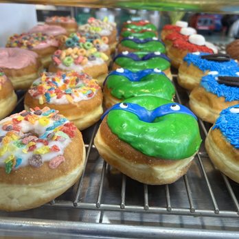 Cafe Donuts - Catchy donut display! - Donuts Near Me - Chino, California