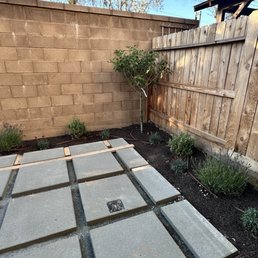 Patio off the sliding kitchen door. Patio off the sliding kitchen door.
