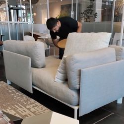 Scott + Cooner Austin - Anagram sofa by Vitra - easy to change out various pieces for maximum flexibility