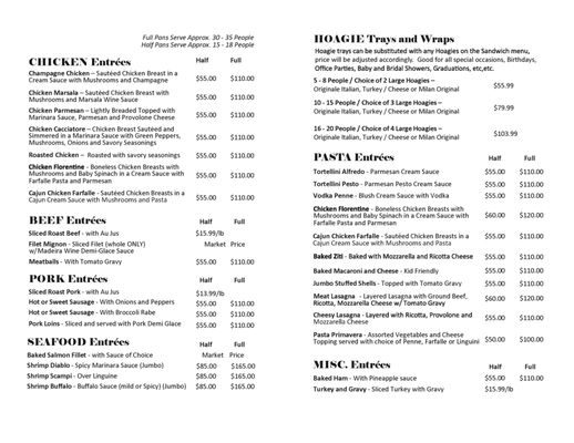 Menu photo 4 Timmy D's Deli & Catering Cheltenham, PA Menu photo 4 Timmy D's Deli & Catering Cheltenham, PA