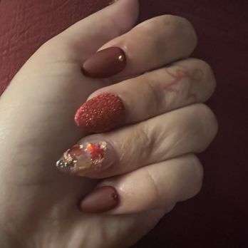 Luv Nails & Spa - Closer of thanksgiving nails (11/05) - Nail Salons Near Me - Costa Mesa, California