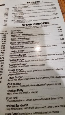 Menu photo 4 Fly In Restaurant Anchorage, AK