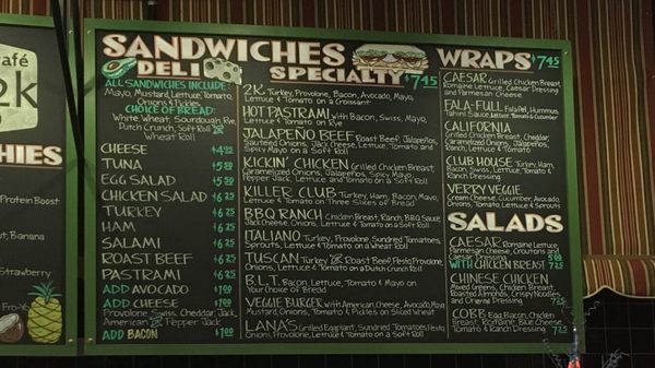 Menu photo 3 Cafe 2k San Mateo, CA Menu photo 3 Cafe 2k San Mateo, CA