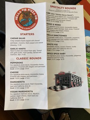 Menu photo 7 Hella Pie Pizza Tracy, CA Menu photo 7 Hella Pie Pizza Tracy, CA