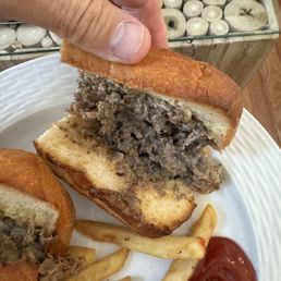 No meat...Its usually full.