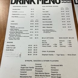 Menu Menu