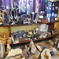 Crystal Heart Books - Hillsboro - Loose specimens for sale in the back