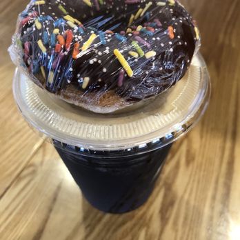 Bixby Joe - Cold brew plus sprinkle donut! - Coffee & Tea Near Me - Long Beach, California