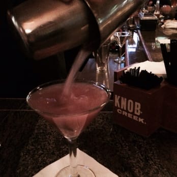 The Florentine Cafe - Gino pouring my Martini bar side. I love the show! - Italian Near Me - Boston, Massachusetts