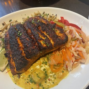 Caps On The Water - Blackened Catch (Salmon) - Seafood Near Me - St Augustine, Florida