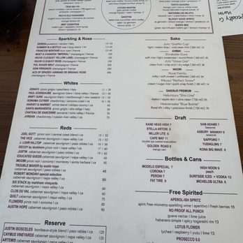 Teak Restaurant - Drink menu - Asian Fusion Near Me - Red Bank, New Jersey
