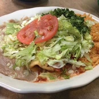 Mi Rancho GTO - Chimichanga with rice and beans - Mexican Near Me - Jacksonville, Florida