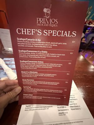 Menu photo 3 Primo’s Tacos & Tequila West Mifflin, PA