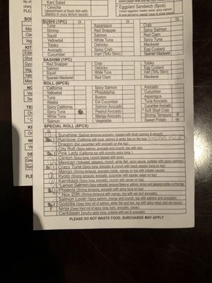 Menu photo 5 Masa Sushi Princeton, NJ Menu photo 5 Masa Sushi Princeton, NJ