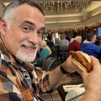 J & L Cafe - He's very happy for this pork tenderloin sandwich. - Cafes Near Me - Sterling, Colorado J & L Cafe - He's very happy for this pork tenderloin sandwich. - Cafes Near Me - Sterling, Colorado