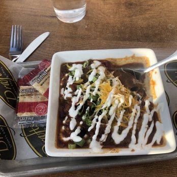 Drafts Burger Bar - Cup of Bison & Beef Chili - American Near Me - Park City, Utah