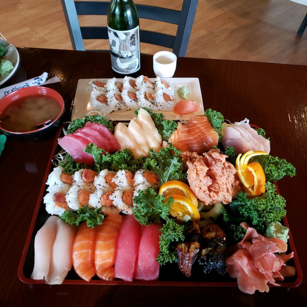Sushi One - Sushi and sashimi combo platter for 2 @ $59.95(dinner menu) - Japanese Near Me - Naples, Florida Sushi One - Sushi and sashimi combo platter for 2 @ $59.95(dinner menu) - Japanese Near Me - Naples, Florida