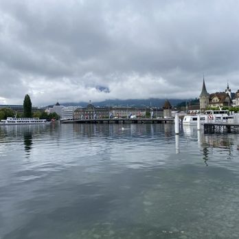 Luzern Bahnhofquai - View from the pier - Ferries Near Me