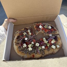 Greek flatbread. So fresh.