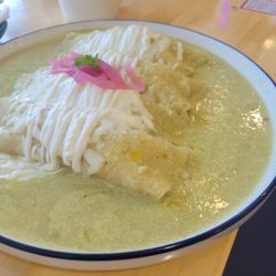 Talavera Mexican Coffee Shop - Encaladas green sauce