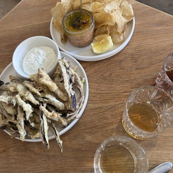 Leland Eating and Drinking House  - Eggplant Fries and the Trout Rillete - Wine Bars Near Me - Brooklyn, New York