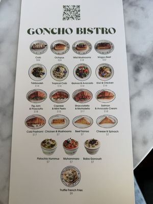 Menu photo 4 Goncho Bistro Los Angeles, CA Menu photo 4 Goncho Bistro Los Angeles, CA