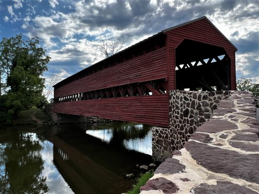 Historic Sachs Covered Bridge by null