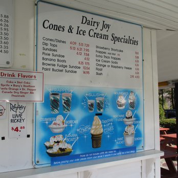 Dairy Joy - Menu 2019 Dairy Joy Weston - Ice Cream & Frozen Yogurt Near Me - Weston, Massachusetts Dairy Joy - Menu 2019 Dairy Joy Weston - Ice Cream & Frozen Yogurt Near Me - Weston, Massachusetts