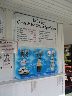 Menu photo 5 Dairy Joy Weston, MA