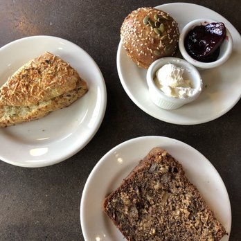 Macrina Bakery & Cafe - Dill and Parmesan scone, Banana Walnut cake and Some bread which I couldn't really pronounce - Bakeries Near Me - Seattle, Washington Macrina Bakery & Cafe - Dill and Parmesan scone, Banana Walnut cake and Some bread which I couldn't really pronounce - Bakeries Near Me - Seattle, Washington